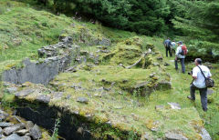 
Cnwc (pronounced 'Genook') Farmstead, Nant Carn, Cwmcarn, July 2011